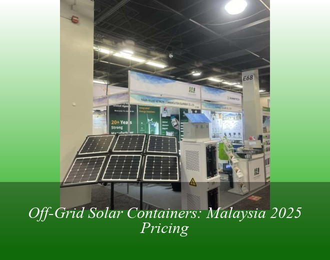 Off-Grid Solar Containers: Malaysia 2025 Pricing