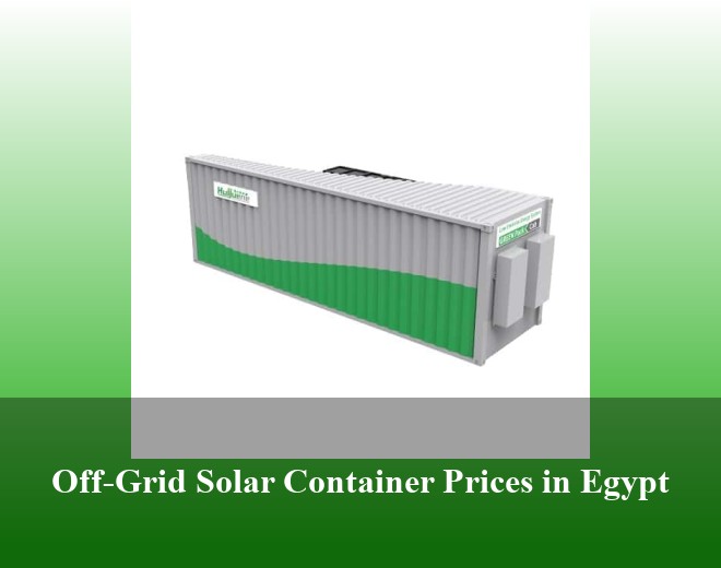 Off-Grid Solar Container Prices in Egypt