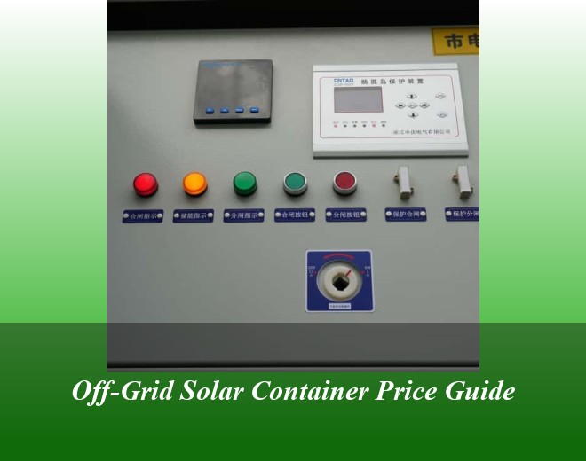 Off-Grid Solar Container Price Guide