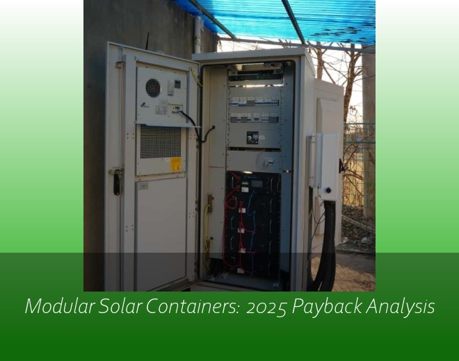 Modular Solar Containers: 2025 Payback Analysis