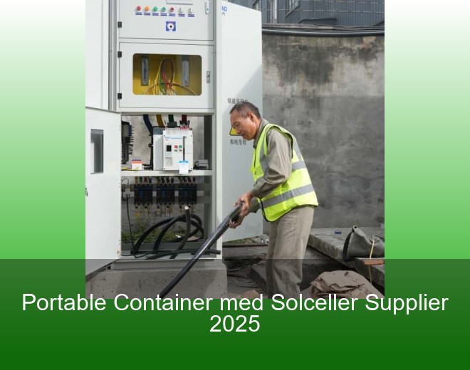 Portable Container med Solceller Supplier 2025