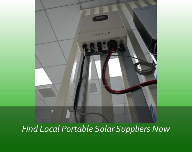 Find Local Portable Solar Suppliers Now