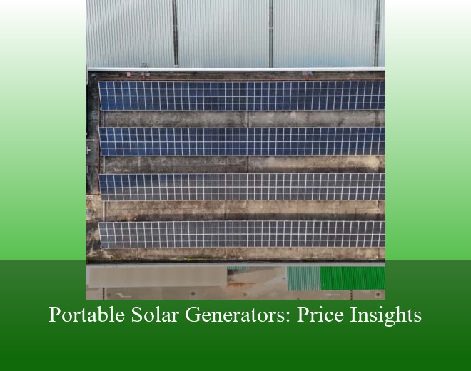 Portable Solar Generators: Price Insights