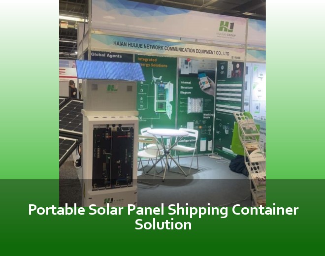 Portable Solar Panel Shipping Container Solution