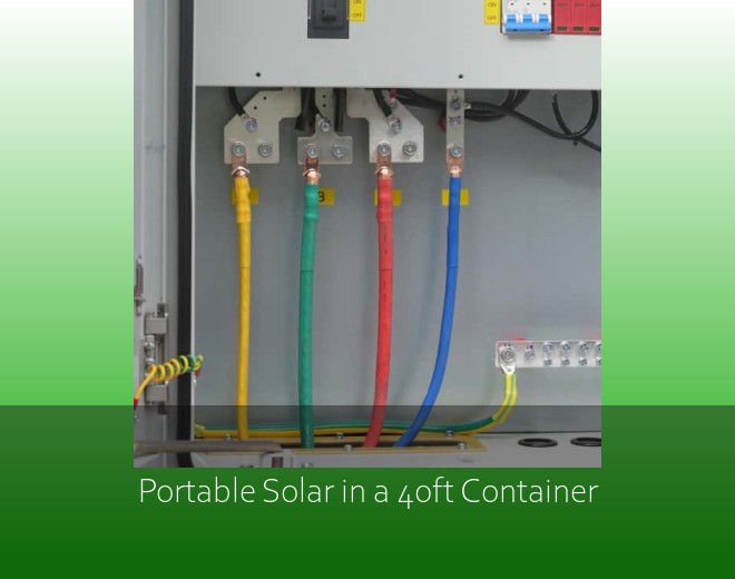 Portable Solar in a 40ft Container
