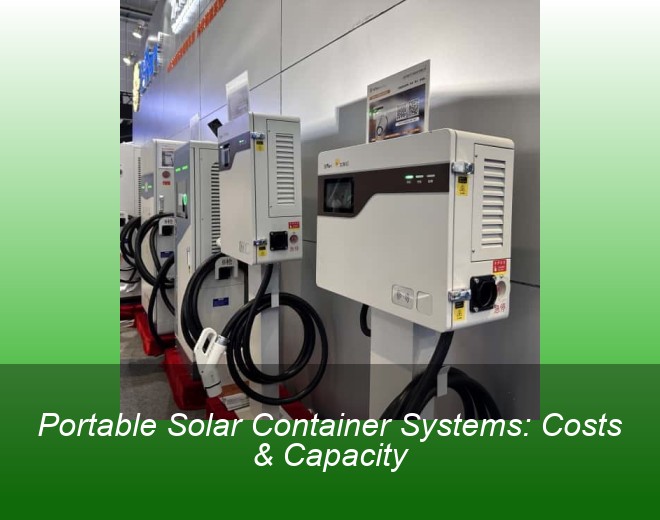 Portable Solar Container Systems: Costs & Capacity