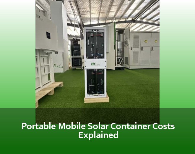 Portable Mobile Solar Container Costs Explained