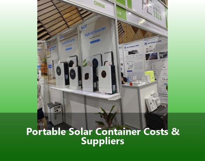 Portable Solar Container Costs & Suppliers