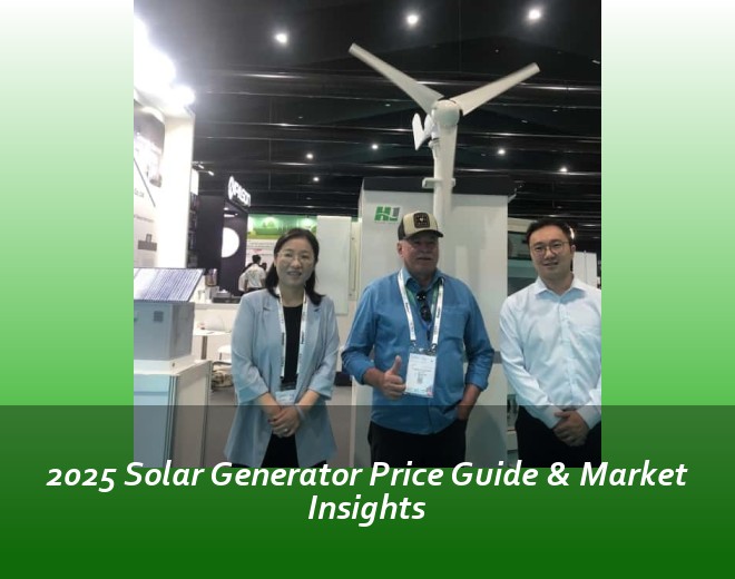 2025 Solar Generator Price Guide & Market Insights