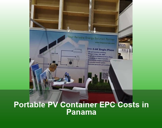 Portable PV Container EPC Costs in Panama