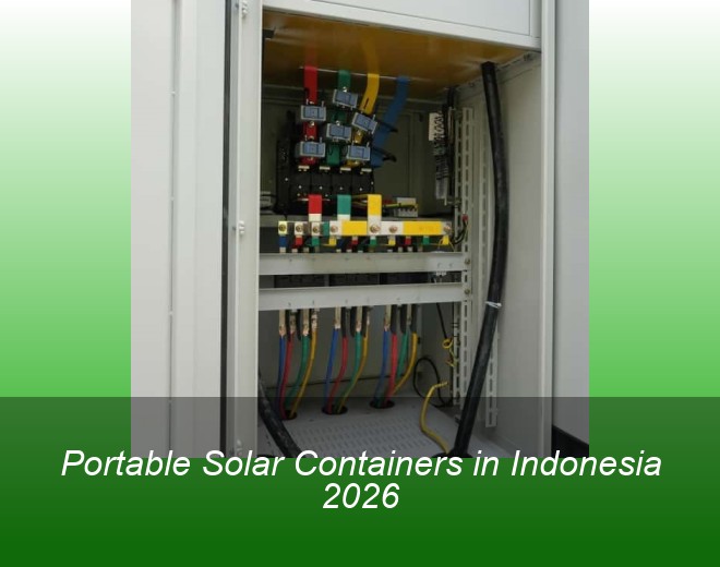 Portable Solar Containers in Indonesia 2026