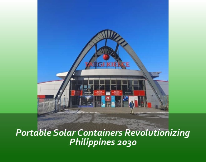 Portable Solar Containers Revolutionizing Philippines 2030