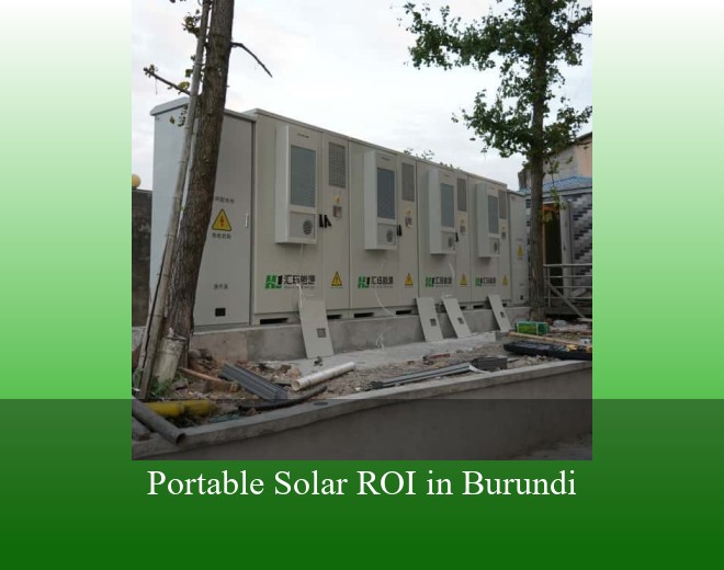 Portable Solar ROI in Burundi