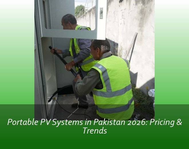 Portable PV Systems in Pakistan 2026: Pricing & Trends