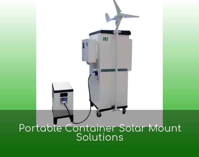 Portable Container Solar Mount Solutions