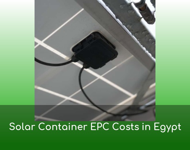 Solar Container EPC Costs in Egypt