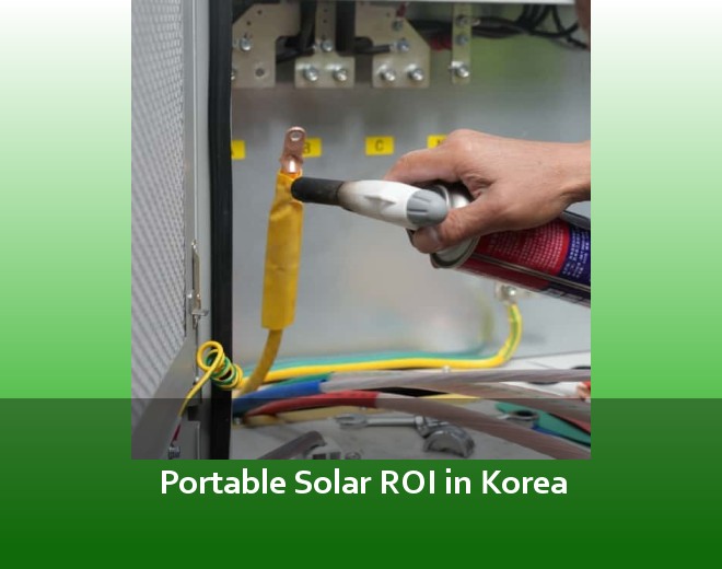 Portable Solar ROI in Korea