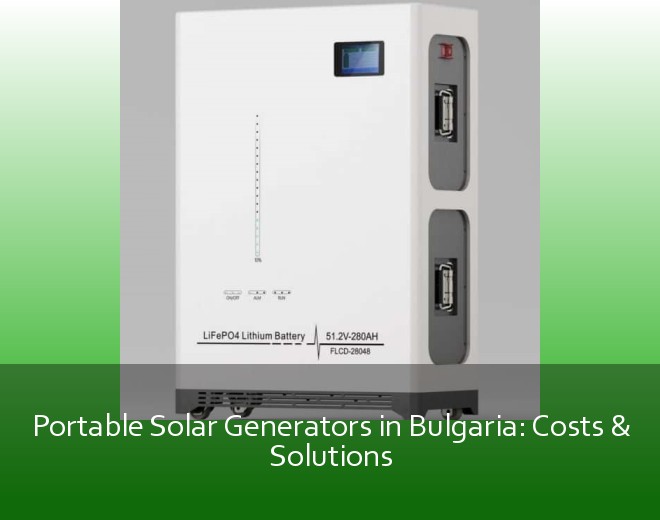 Portable Solar Generators in Bulgaria: Costs & Solutions
