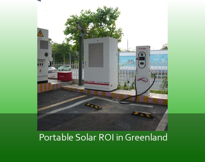 Portable Solar ROI in Greenland