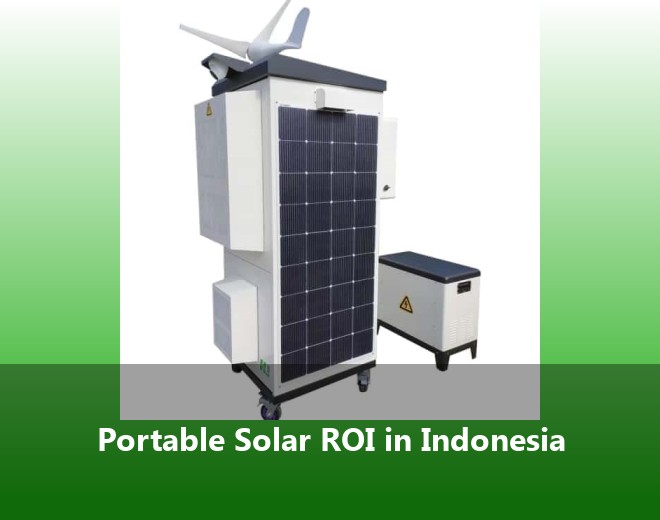 Portable Solar ROI in Indonesia