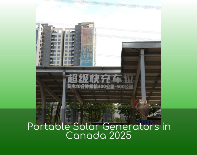 Portable Solar Generators in Canada 2025