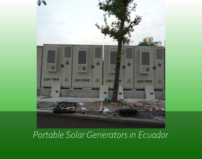 Portable Solar Generators in Ecuador