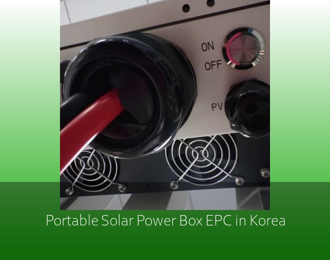 Portable Solar Power Box EPC in Korea