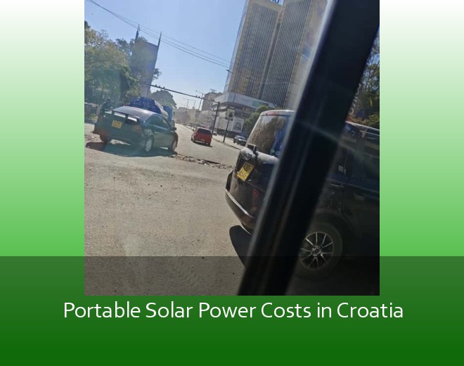 Portable Solar Power Costs in Croatia