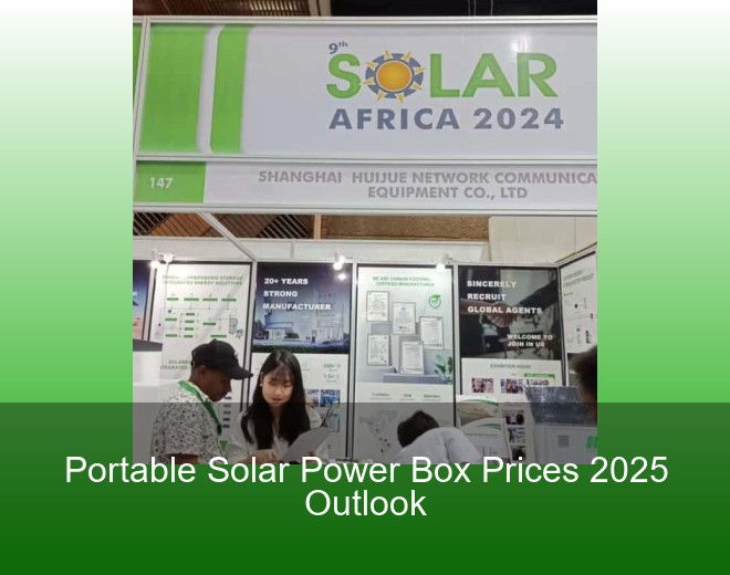 Portable Solar Power Box Prices 2025 Outlook