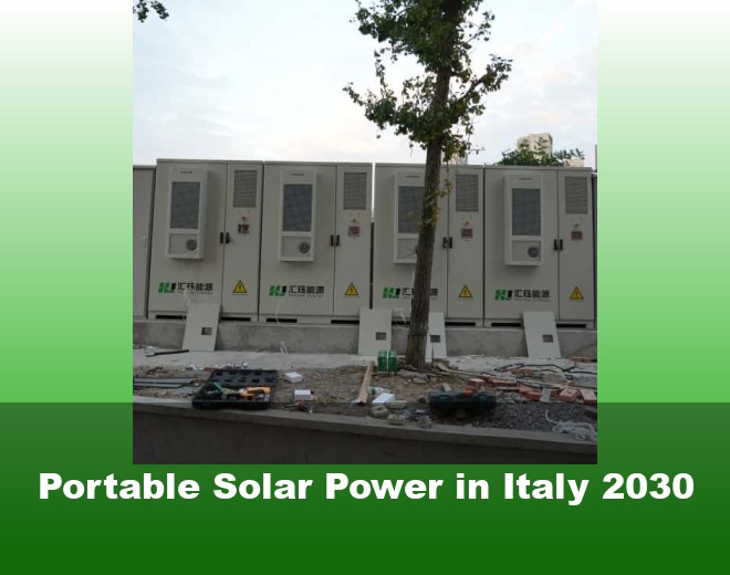 Portable Solar Power in Italy 2030