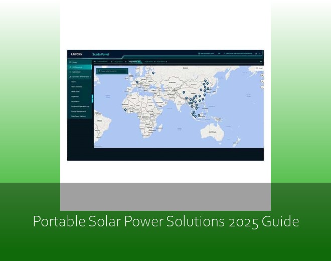 Portable Solar Power Solutions 2025 Guide