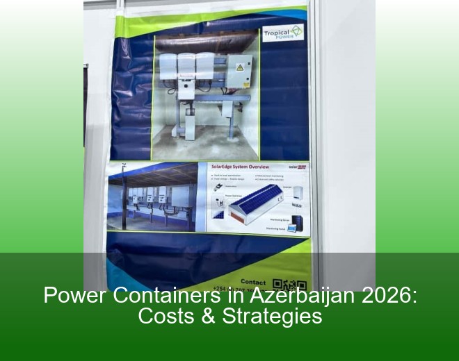 Power Containers in Azerbaijan 2026: Costs & Strategies