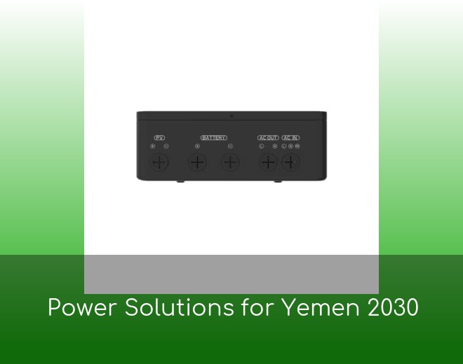 Power Solutions for Yemen 2030