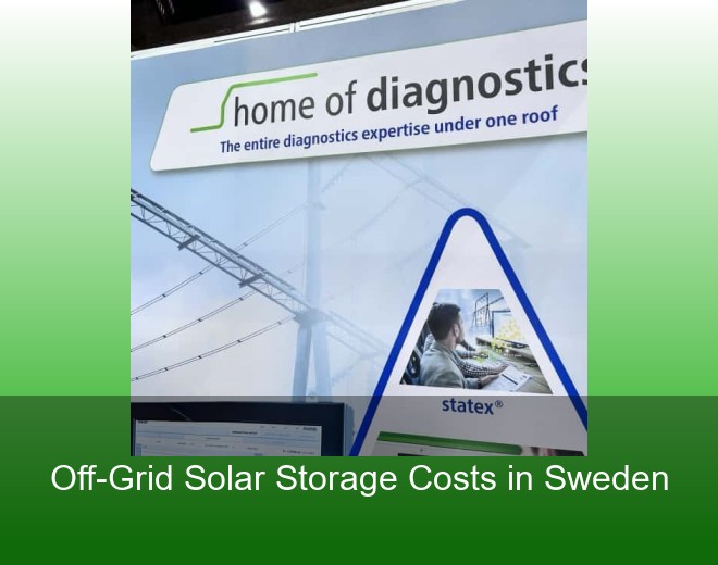 Off-Grid Solar Storage Costs in Sweden