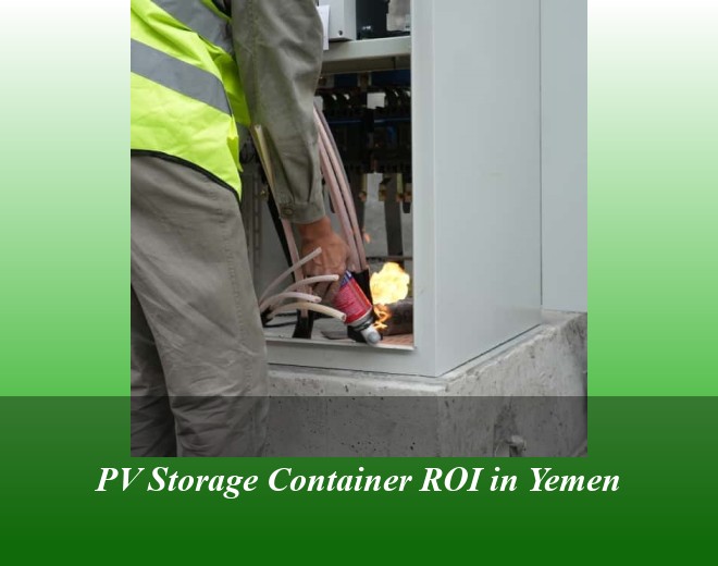 PV Storage Container ROI in Yemen