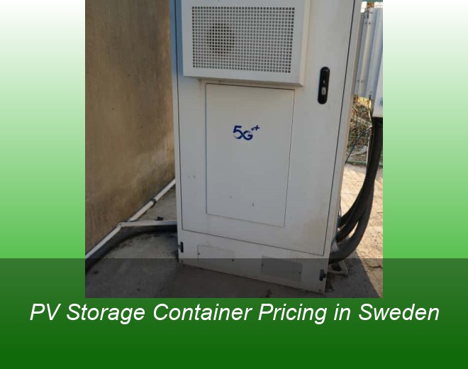 PV Storage Container Pricing in Sweden