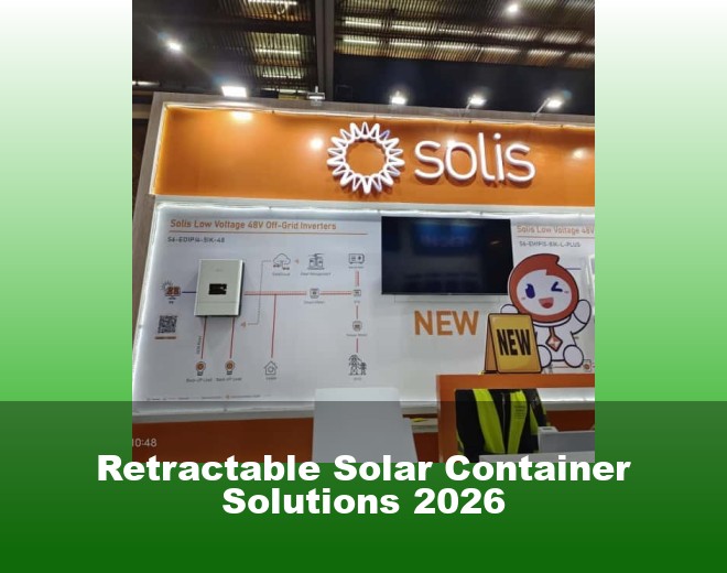 Retractable Solar Container Solutions 2026