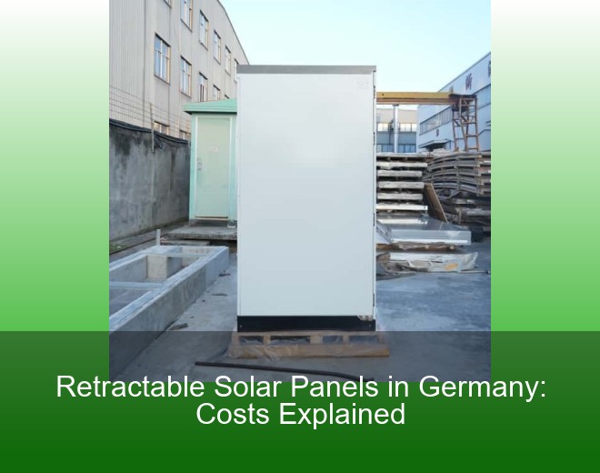 Retractable Solar Panels in Germany: Costs Explained