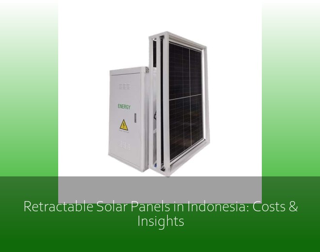 Retractable Solar Panels in Indonesia: Costs & Insights