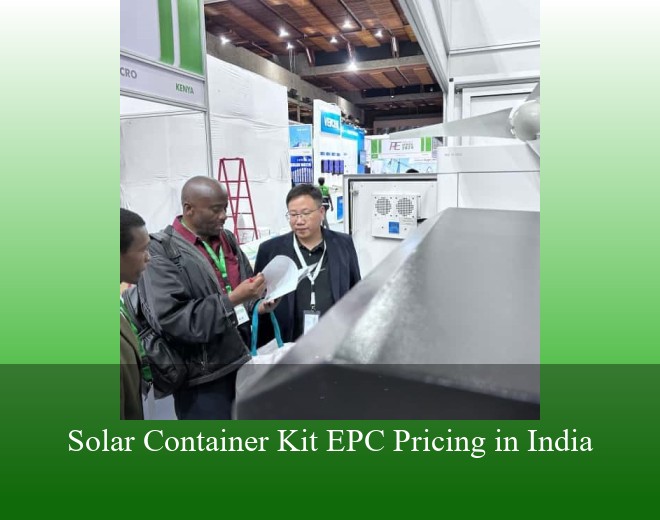 Solar Container Kit EPC Pricing in India