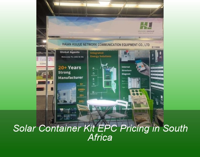 Solar Container Kit EPC Pricing in South Africa