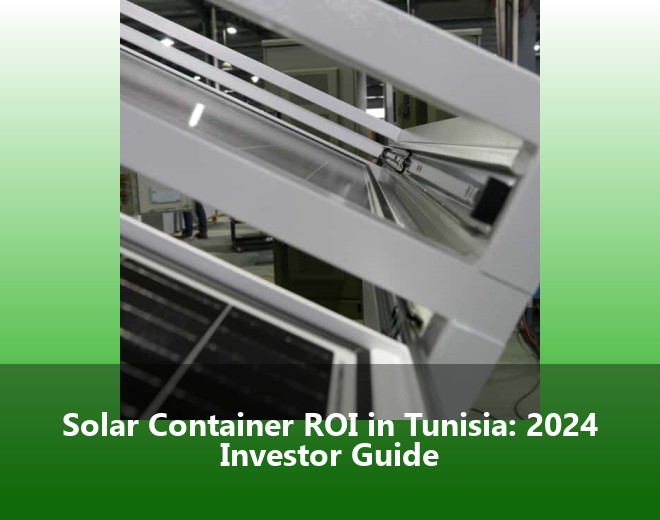 Solar Container ROI in Tunisia: 2024 Investor Guide