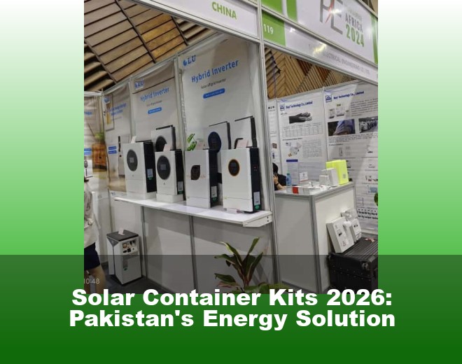 Solar Container Kits 2026: Pakistan's Energy Solution