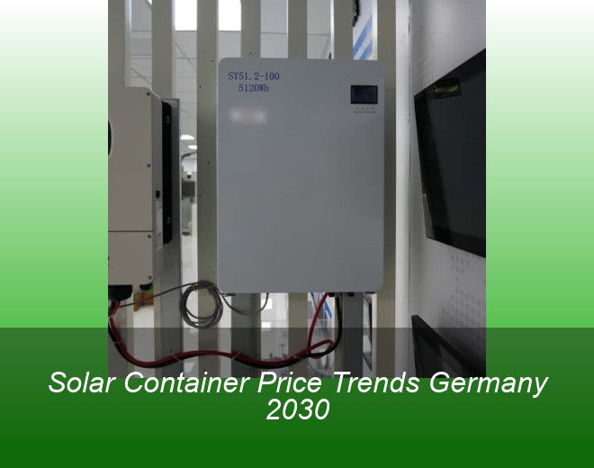 Solar Container Price Trends Germany 2030