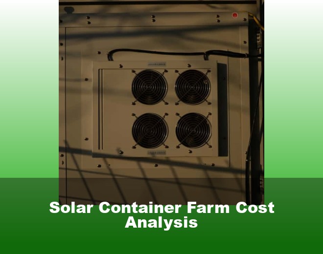 Solar Container Farm Cost Analysis