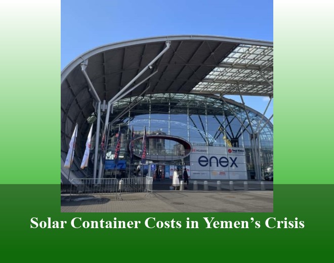 Solar Container Costs in Yemen’s Crisis
