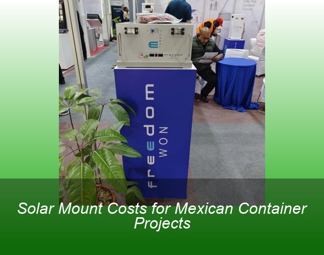Solar Mount Costs for Mexican Container Projects