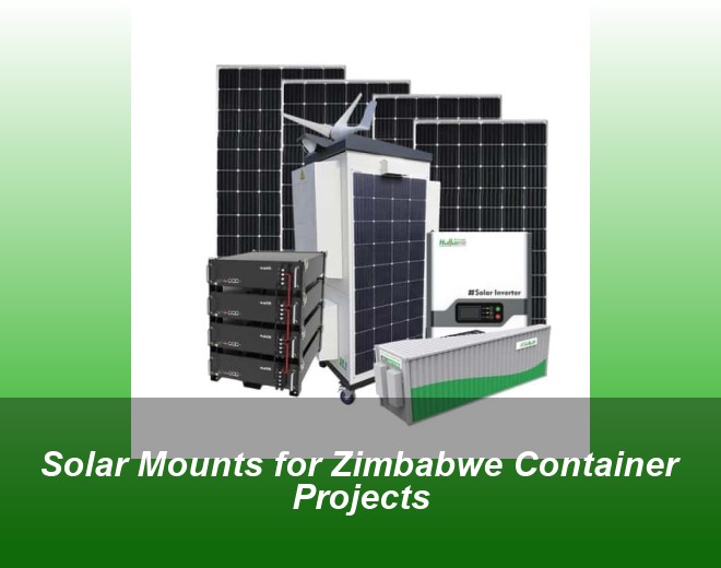 Solar Mounts for Zimbabwe Container Projects