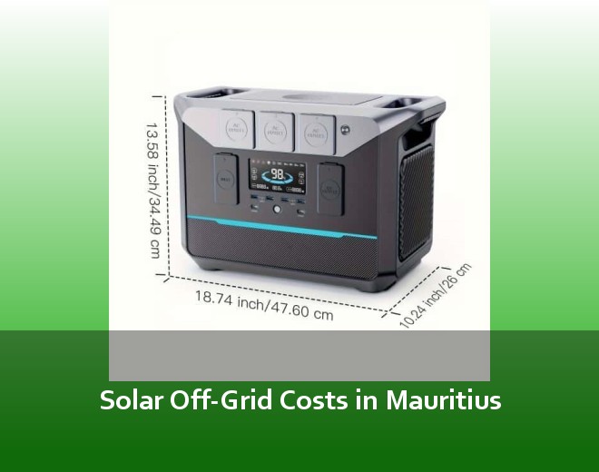 Solar Off-Grid Costs in Mauritius