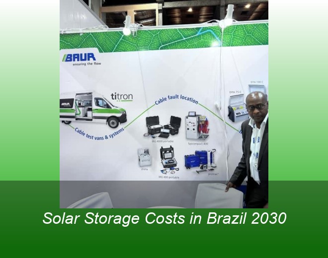 Solar Storage Costs in Brazil 2030